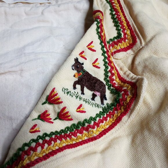 Vintage WWe. Koller-Speck Naherin Embroidered Shirt Jacket Blazer - Picture 3 of 8